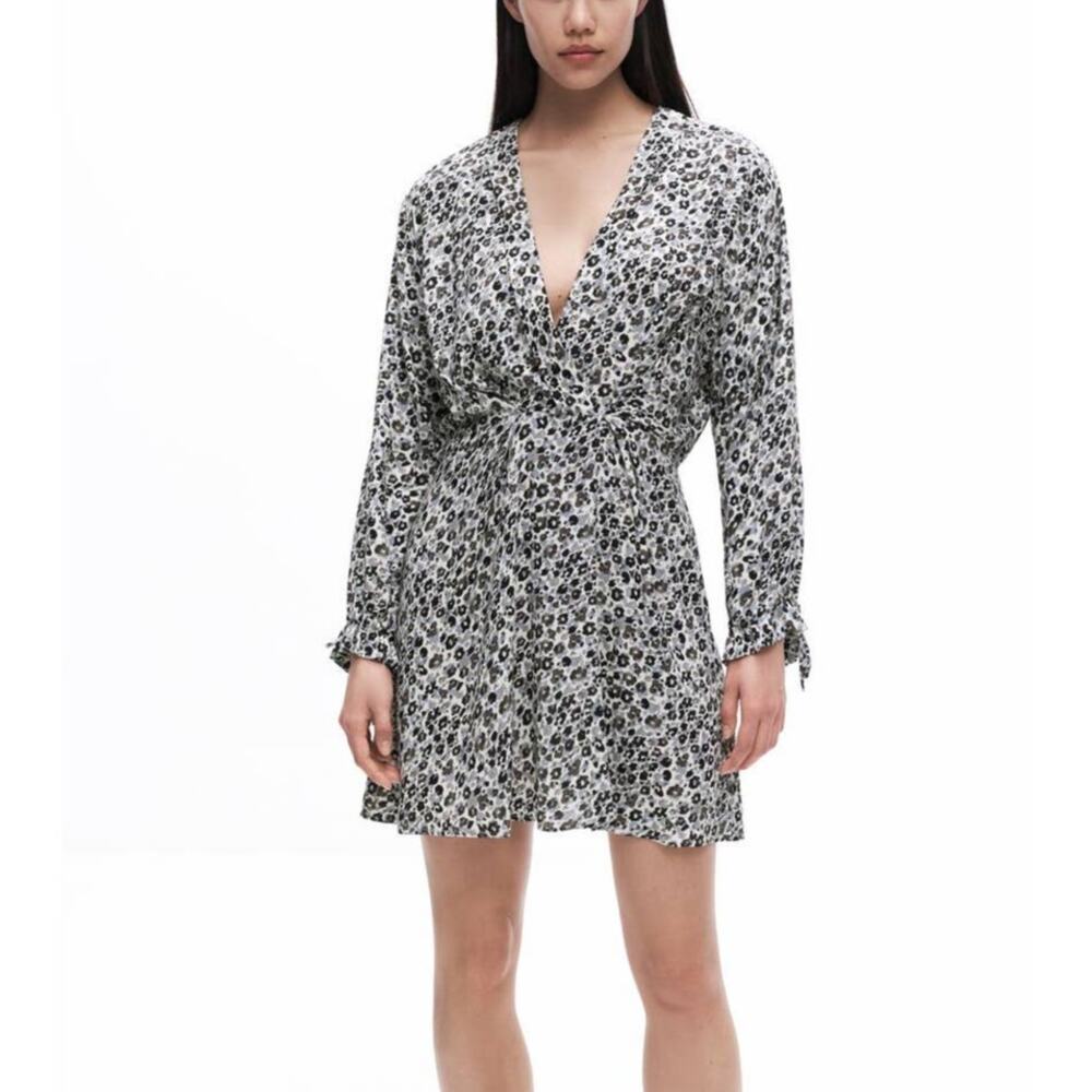 Zara Floral Leopard Mini Dress